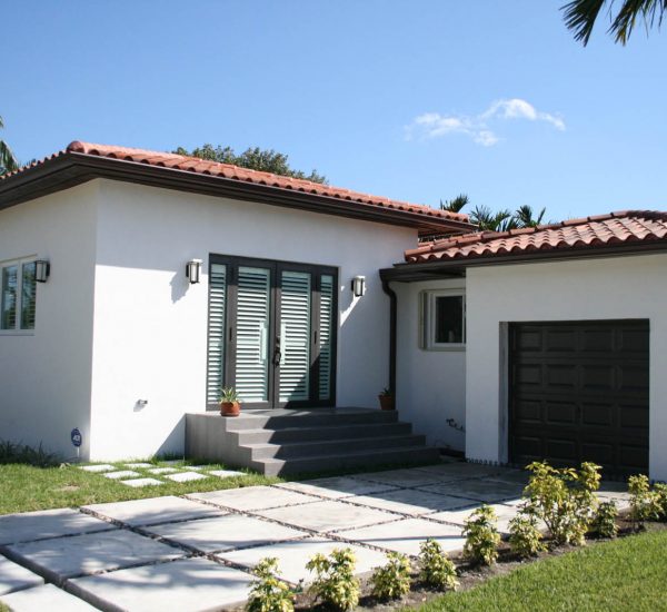 Finalized after photo of a home addition in Miami, FL.